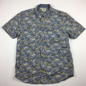 Disney x Vans Donald Duck Button Down shirt Sz M